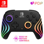 PDP Nintendo Switch Afterglow Wave- Wireless- Black