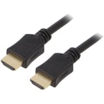 Cable hdmi 2.0 male des deux cotes 1m noir