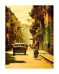 Komar Tableau mural | Rues Cuba | Poster Image pour salon, chambre à coucher Décoration Art Print | Sans cadre | P122A-40x50 | Dimensions : 40 x 50 cm (largeur x hauteur)