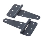 Aqbau English Hinge Door Hinge Shutter Hinge T-Bands Black Diagonal 2st