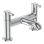 Ideal Standard BC188AA Robinet de Baignoire Ceraline à Deux Trous Remplissage de Bain, Chrome, Dual Control Bath Filler