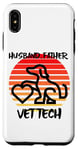 Coque pour iPhone XS Max Husband Father Vet Tech, vétérinaire, chien, animal de compagnie, chat, famille