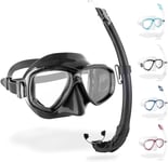 Cressi Perla & Mexico Combo Set Dive/Snorkeling Mask & Snorkel Adult Unisex