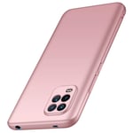 anccer Compatible for Xiaomi Mi 10 Lite Case, [Anti-Drop] Slim Thin Matte Hard Case, Full Protective Cover For Xiaomi Mi 10 Lite (Rose Gold)