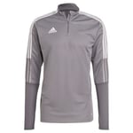 Miesten collegepaita Adidas Tiro 21 Training Top M GH7301, harmaa