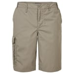 Craghoppers Expert Mens Kiwi Long Shorts - Brown - Size 30 (Waist)