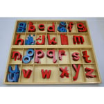 Alfabet med lösa bokstäver, pedagogiskt spel, flera spelare