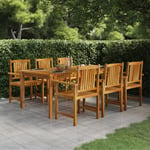 SKM - Table de jardin 200x100x74 cm Bois d'acacia solide