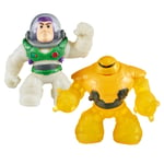 Ensemble de deux jouets figurine Heroes of Goo Jit Zu LIGHTYEAR - Buzz vs Zyclop