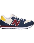 New Balance Men's 500 Sneaker, Blue Navyburgundy, 8.5 UK