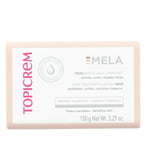 Topicrem - Mela, Pain Exfoliant Unifiant - Unifie le Teint, Exfolie, Réveille l’Éclat - Huile d’Olive, de Coprah et Noyaux d’Abricot - Soin Visage et Corps pour Peaux Sensibles - 150 g