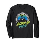 61 Year Old MTB Born in 1964 61st Birthday Mountain Biker Long Sleeve T-Shirt