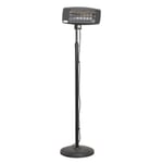 Sealey Infrared Quartz Patio Heater 2000W/230V with Telescopic Floor Stand