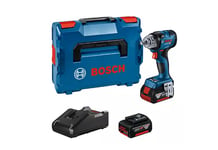 Slagmuttertrekker Bosch GDS 18V-330 HC Professional; 18 V; 2x5,0 Ah batteri. + L-Boxx 136