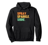 Spray Sparkle Shine Painter Pullover Hoodie