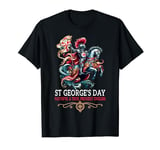 England Knight & Horse St George's Day George Dragon Outfit T-Shirt