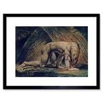 Wee Blue Coo WILLIAM BLAKE NEBUCHADNEZZAR TATE COLLECTION BLACK FRAMED ART PRINT B12X2272