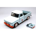 CHEVROLET C10 FLEETSIDE PICK UP 1966 GULF 1:24 MotorMax Auto Stradali Die Cast