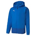 PUMA Men's teamGOAL 23 Training Rain Jacket, Electric Blue Lemonade-Team Power Blue, XX-Large