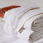 Sancarlos-Vivaldi-Couette 4 Saisons en Duvet d'oie 180 120 g/m²-260 x 220 cm-Blanc (weiß)