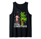 Monkey Lovers Men Women Christmas Tree Lights Beach Tank Top