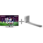 Philips The One PUS8808 55" 4K LED Ambilight Google TV + TAB8507 3.1 Dolby Atmos Soundbar -tuotepaketti