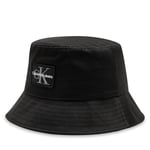 Hatt Calvin Klein Jeans Mono Logo Patch Bucket Hat K50K512181 Svart