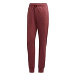 adidas W E Lin Pant Pantalon de Sport Femme Legacy Red Mel/White FR: S (Taille Fabricant: S)