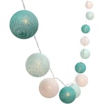 3 Meter 20 LED-lampor Rattan Boll Bomullsboll Fairy Lights Jul Dekorativa Ljus Sovrum Små Blinkande Ljus