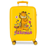 Nickelodeon Joumma Garfield Valise de Cabine, Bagage à Main, Rigide 2 kg, Fermeture à Combinaison latérale, ABS 2 kg, 34 L, 38 x 55 x 20 cm, Jaune, Citronier, Talla única, Valise Cabine