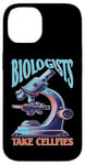 Coque pour iPhone 14 Biologists Take Cellfies Humour de laboratoire scientifique