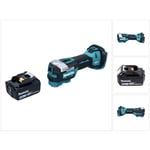 Makita DTM52G1 Découpeur-ponceur multifonction sans fil 18V Starlock Max Brushless + 1x Batterie 6,0 Ah - sans chargeur