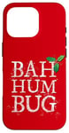 Coque pour iPhone 16 Pro Citation Anti-Noël de Dickens Scrooge un Bah Humbug