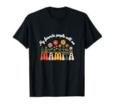 Mamita Mother's Day Floral Gift for Mom, Wife, Grandma T-Shirt