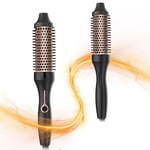 Thermal Brush Brosse Thermique 38 mm,120-200 ℃ Brosse Thermique Brushing Fonction Double Tension, Augmenter Le Volume Des Cheveux, Boucles Lâches, Cheveux Lisses, Taille Légère Et Compacte