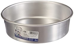 Pentole Agnelli FAMA43/830 Conical Cake pan with Rim, Aluminum, 30 X 30 X 8 cm