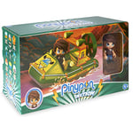 Pinypon Action Wild - Bateau de sauvetage avec figurine pour garçons et filles de 4 à 8 ans (Famosa 700016340)