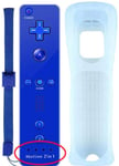 2 en 1 Manette Wiimote Motion Plus pour Nintendo Wii et Wii U bleu foncée -QUMOX®