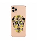 Coque iphone 11 PRO mort mexicaine tartan jaune