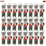 Colle au bitume 24 x 310 ml Mastic d'étanchéité pour toiture Mastic d'étanchéité au bitume Colle pour bardeaux - Isolbau