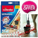 Vileda Replacement Pad Refill Mop Head Microfiber Ultramax 1-2 Spray Ultra Max
