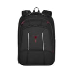 WENGER Carbon Pro backpack with tablet pocket, notebook up to 17 inches, 15.6-inch sleeve, tablet up to 10 inches, organizer, 33 L, for men and women, office, business or uni, black, 653129