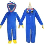 Poppy Playtime Huggy Wuggy Cosplay kostym Barn Halloween kostym - Perfet XL