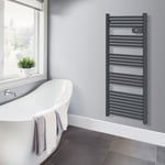 Sèche-serviettes électrique à inertie sèche Carrera Alani 750W gris anthracite