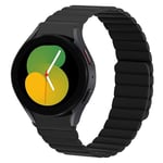 Strap-it Bracelet silicone magnétique Galaxy Watch 5 - 40mm (noir)