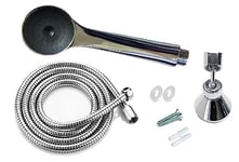 Kippen 5209 Kit Amalfi composé de : pommeau en ABS, flexible de douche et support en plastique pour fixation murale