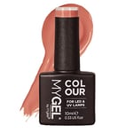 Mylee Gel Nail Polish 10ml [Summer Sunset] UV/LED Soak-Off Nail Art Manicure Pedicure for Professional, Salon & Home Use [Coral Range] - Long Lasting & Easy to Apply