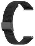 Garmin urrem til Vivoactive 4S - Rustfrit stål - 18 mm - Sort