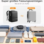 Inateck 42L Super Stor Handbagage Resväska Flygplan Laptop Ryggsäck för 15,6 tums bärbara datorer, Flyg Godkänd Ryggsäck Kabin Ryggsäck