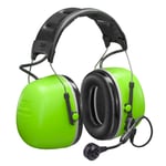 3m™ peltor™ ch-5 headset med høy lyddemping, 37 db, hi-viz, hodebøyle, mt73h450a gb